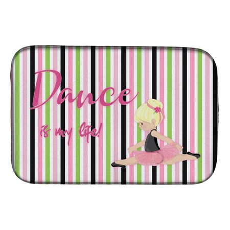 Carolines Treasures Ballet Dance is My Life Blonde Dish Drying Mat BB5395DDM